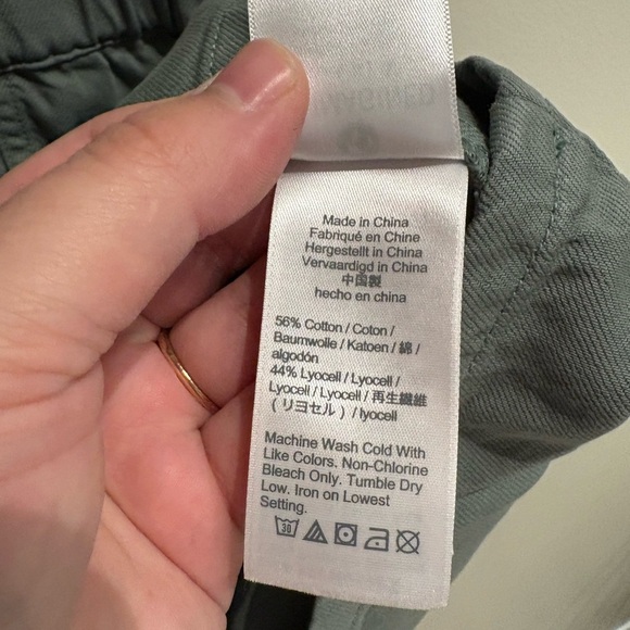 J. Crew Zip-Front Chino Dress in Army Green Khaki Size 8 - Picture 9 of 9